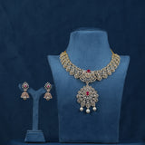 GNKD198  Floral Diamond Necklace
