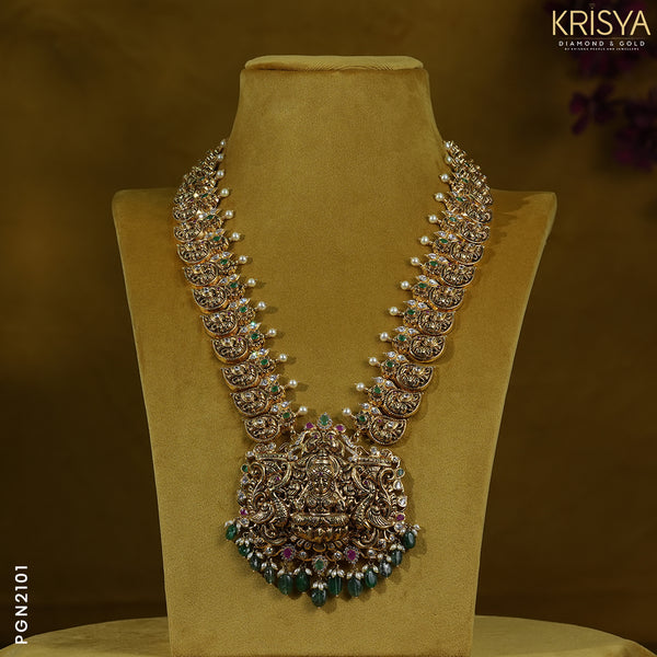 Antique Kanti Necklace With Laxmi Pendant By Asp Fashion Jewellery – 𝗔𝘀𝗽  𝗙𝗮𝘀𝗵𝗶𝗼𝗻 𝗝𝗲𝘄𝗲𝗹𝗹𝗲𝗿𝘆