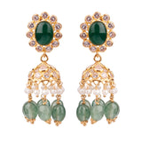 Gold earring with stone GTP2173