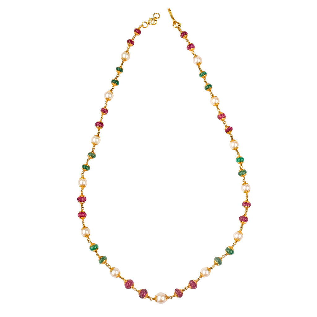 Multi Color Gemstone Necklace Gcps973