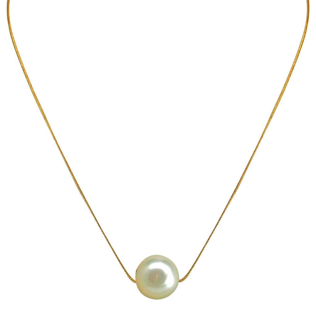 Gold Chain with South Sea pearl-GCSS001
