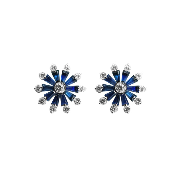 Blue Sapphire and Earrings -GTBS327