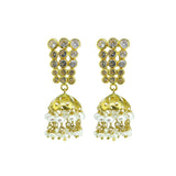 Gold Pearls Hanging Earrings -GTP2037