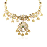 Gold -Lakshmi Kanti -necklace - PGN0675 KrishnaPearlsandJewellers