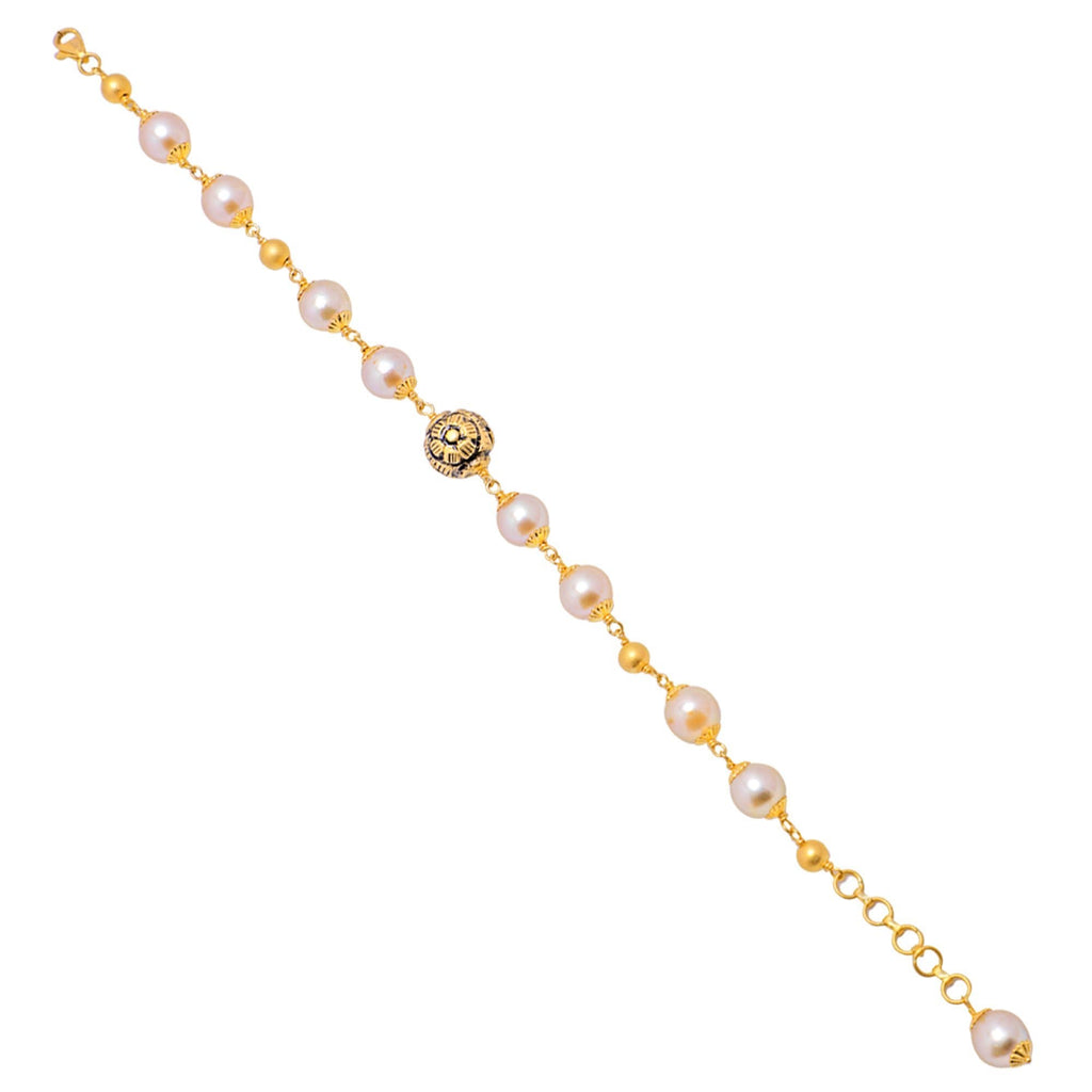 Gold Bracelet-GBP0053 KrishnaPearlsandJewellers